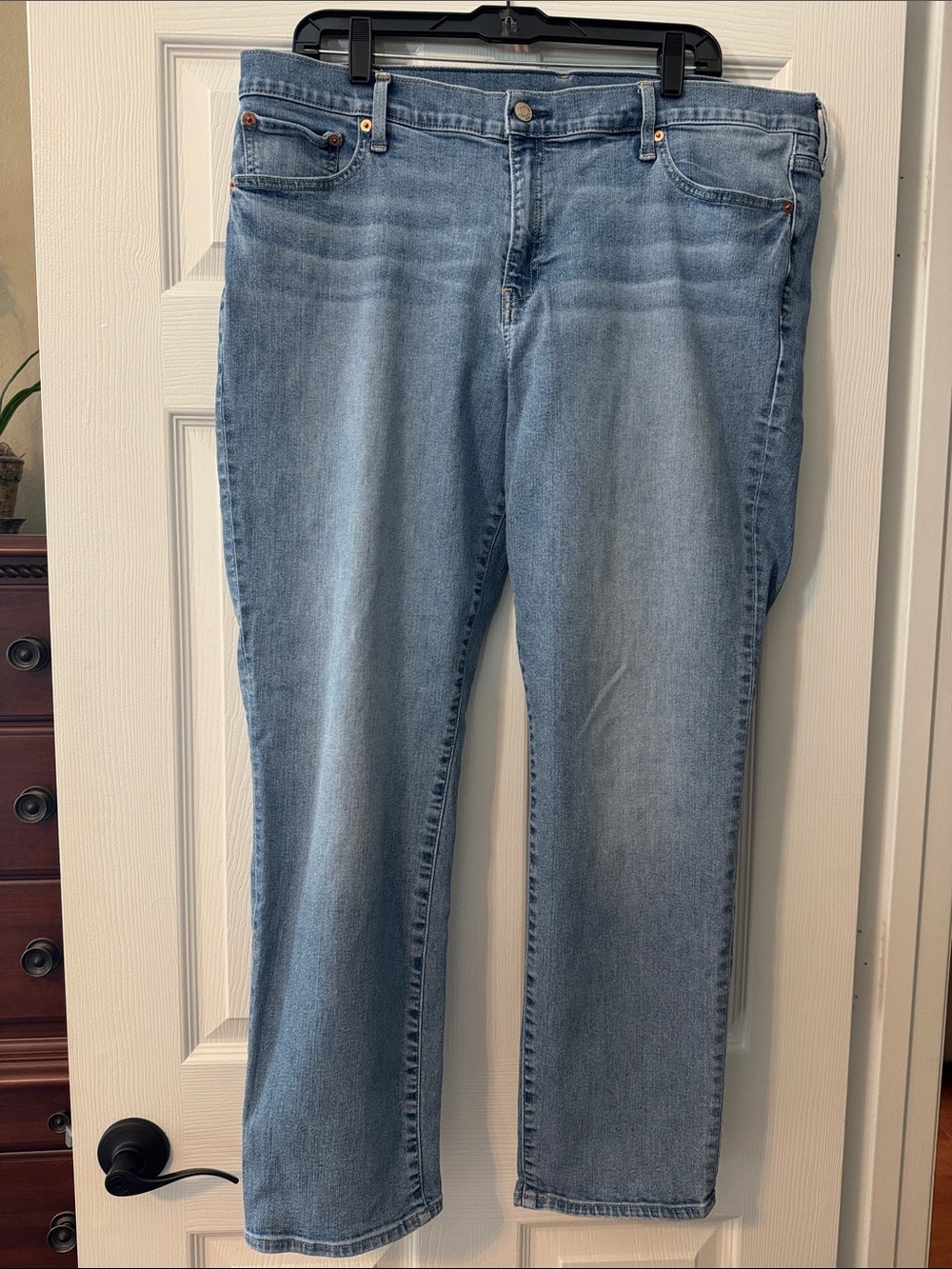 GAP Light Blue Straight-Leg Women's Jeans